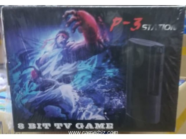 Console de jeu vidéo classique 8 bits. PS2 - PS3. Avec accesoires et Plusieurs jeux inclus. - 10030