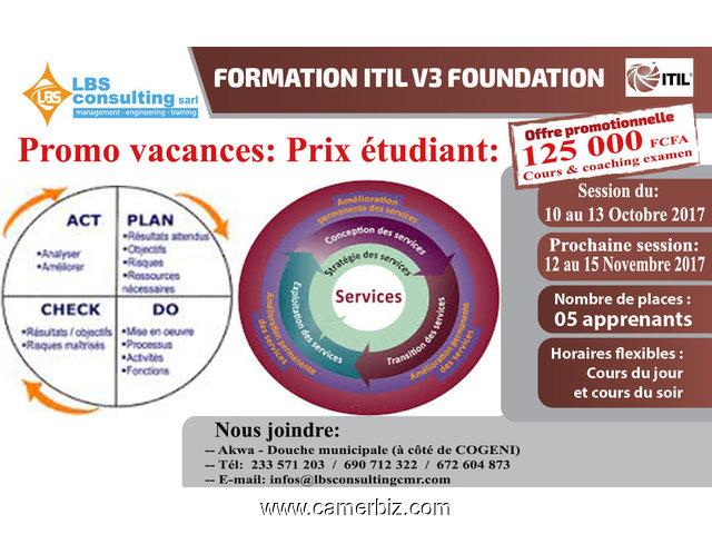 FORMATION A LA CERTIFICATION ITIL V3 FOUNDATION - 1566