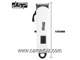 DSP - Tondeuse à cheveux électrique Rechargeable blanche - 16630