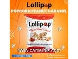 LOLLIPOP CAMEROUN: POPCORN PEANUT CARAMEL - 20899