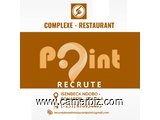 Le COMPLEXE et RESTAURANT POINT recrute - 28965