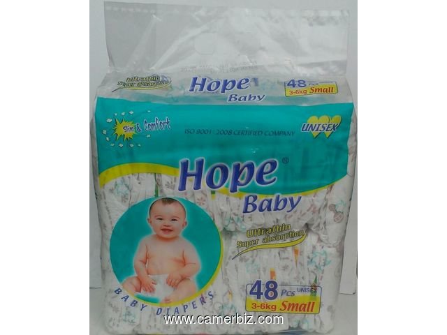 Couches Hope Baby en paquets. Tailles Small, Medium et large - 3367
