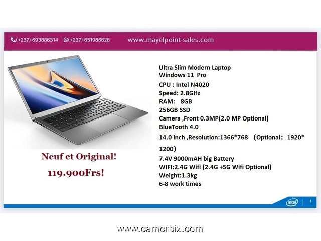 . Neuf et Original ultra slim modern Quadcore et Corei3 Laptops.  - 33879