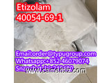 Excellent quality etizolam cas 40054-69-1 with good price Whatsapp+852 46079074 Snapchat: Iris248480