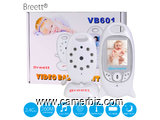 Breett® bébé moniteur vidéo 2.0"écran LCD Multifonctions Avec vision nocturne, Télécommande, Lecteur