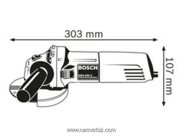 Meuleuse angulaire à 2 mains Bosch GWS 850 C Professional - 5167