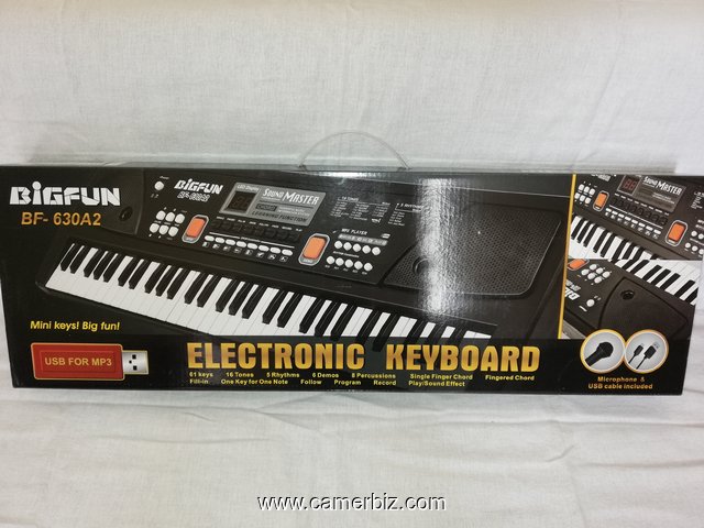 Clavier électronique BIGFUN BD-630A2. Microphone et câble USB inclus - 7270