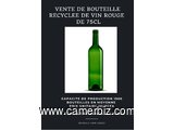 VENTEDE BOUTEILLES RECYCLEES DE VIN BLANC ET ROUGE - 10015