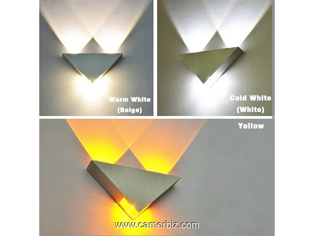 Decorative triangle wall lights à vendre - 10032