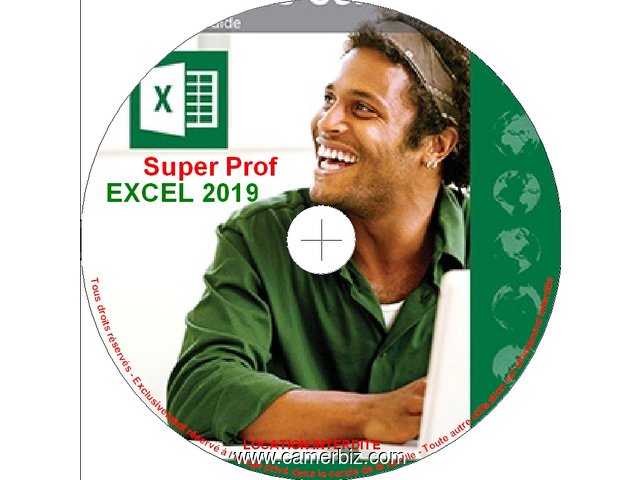 Dvd multimédia interactif - Super prof excel 2019 ; 12h 48 min. - 10185