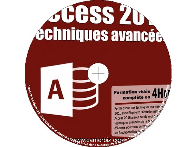 DVD vidéo Elephorm – Apprendre Access 2016 (4h 47 min.) - 10186