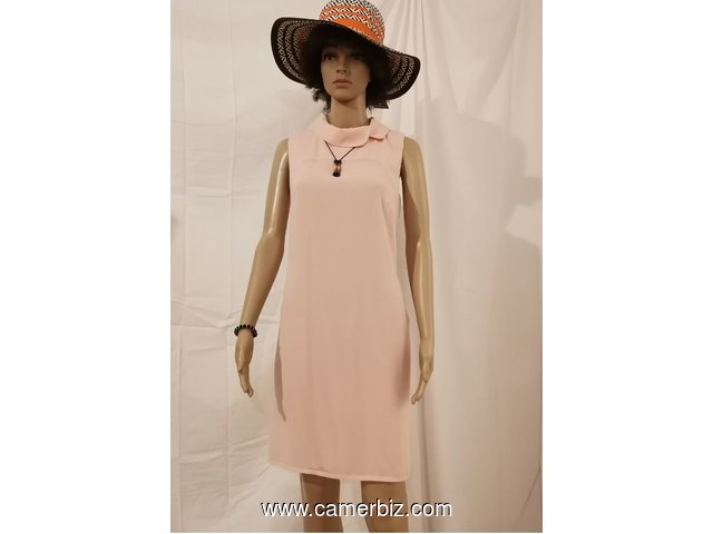 Robe Fashion couleur pêche 7995 F CFA (CR0010) - 10209