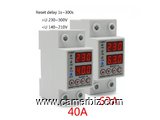 Dispositif de protection électrique contre les surtensions, soutensions et surintensité 220v 63A Uma