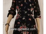 Robe Fashion fleurie noire T38 9.990 F CFA (CR0015) - 10238