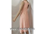 Robe Elegante couleur pêche T38 9.990 F CFA (CR0020) - 10270