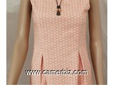 Robe Elegante couleur pêche T38 9.990 F CFA (CR0020) - 10270
