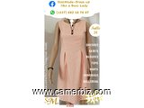 Robe Elegante couleur pêche T38 9.990 F CFA (CR0020) - 10270