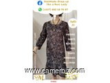Robe Fashion fleurie noire manche 3/4 T38 9.990 F CFA (CR0024) - 10274