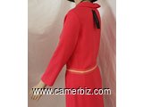 Robe Moderne rouge manches 3/4 T38 9.990 F CFA (CR0025) - 10275