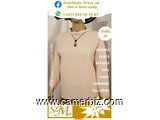 Blouse chic manches 3/4 saumon T38 4.990 F CFA (LS0002) - 10287