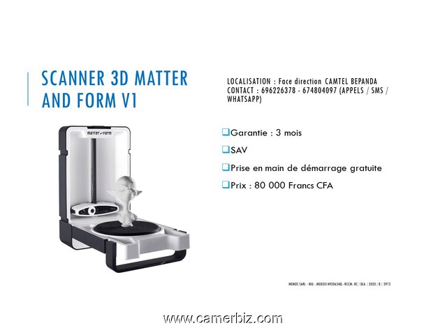 Vente des Scanners 3D sur douala - 10360