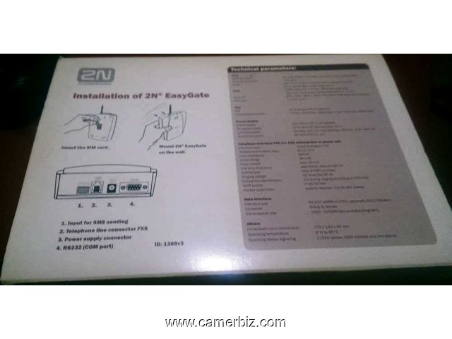 Passerelle GSM Neuve, 2N EasyGate À Vendre - 10390