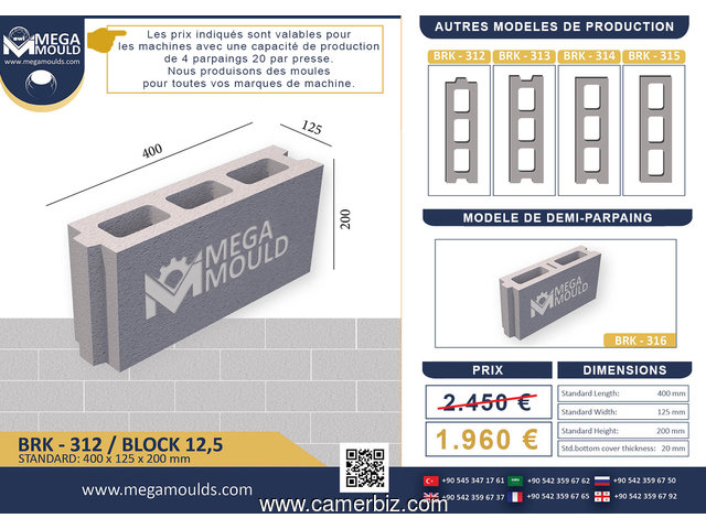 MOULE À PARPAING – HOURDIS - 10842