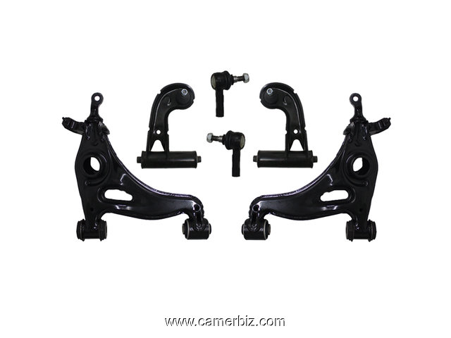 Kit bras, triangles de suspension essieu avant Mercedes-Benz Classe C W202 S202, 6 pièces - 11198