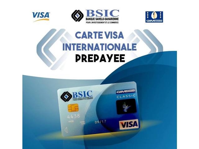 CARTE VISA PREPAYEE - 1202