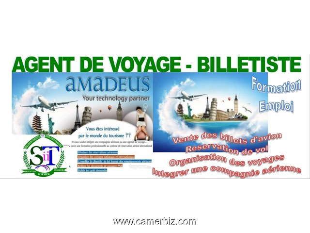 BECOME A TRAVEL AGENT AND OBTAIN IMMIDIATE EMPLOYMENT AT SIIT INSTITUTE OF CAMEROON - 1346