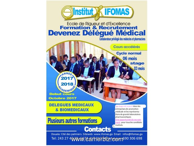 BECOME A MEDICAL DELEGATE IN  JUST 9 MONTHS AT STRATEGIC  INSTITUTE OF CAMEROON - 1381