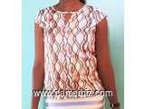 Blouse chic multicolor T38 4.990 F CFA (CB0014) - 13940