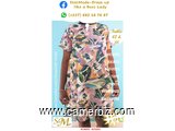 Robe Fashion Fleurie aux couleurs joviales T42 9.990 F CFA (CR0035) - 13990