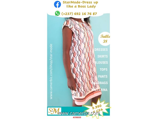 Robe Fashion couleurs joviales T38 9.990 F CFA (CR0039) - 13994