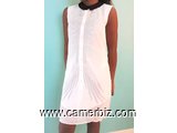 Robe Fashion blanche T38 9.990 F CFA (CR0042) - 13997