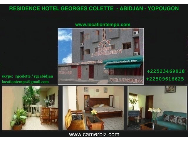 RESIDENCE DE VACANCES MEUBLEE -  VILLA 3 PIECES -  ABIDJAN - YOPOUGON   - 1564