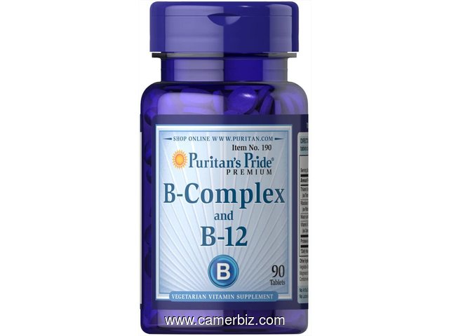 Les Bienfaits  des Vitamine B12 & B Complex / Complement Alimentaire - 15731