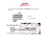 Recrutement de 2 Amateurs de photographie et 1 Make-up artist - 16014