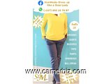 Blouse fashion couleur jaune T38 4.990 F CFA (LB0011) - 16092