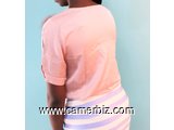 Blouse fashion couleur pêche T38 4.990 F CFA (LB0014) - 16095