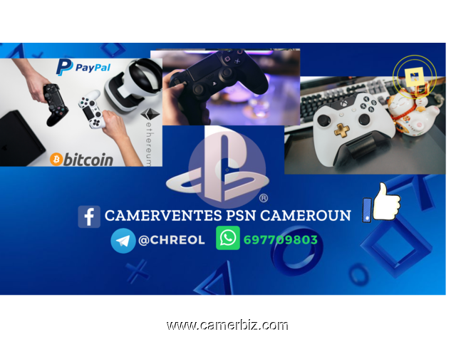 CHREOL EMPIRE vente des code PSN& PSN+ PlayStation Eshop Network Au Cameroun - 16281