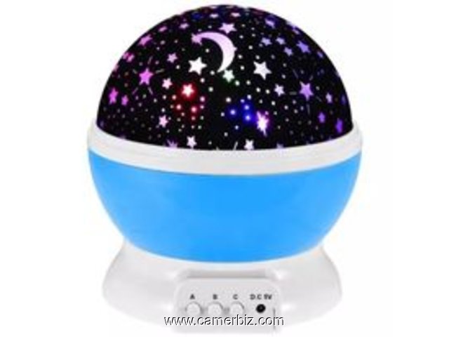 PROJECTEUR LED USB 3D EN ETOILE LUMINEUSE  - 16390