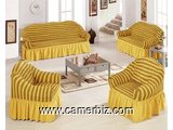 HOUSSES DE CANAPÉS SOFAS STRETCH SEXTENSIBLES UNIVERSELLES - 16524