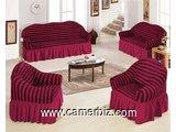 HOUSSES DE CANAPÉS SOFAS STRETCH SEXTENSIBLES UNIVERSELLES - 16524