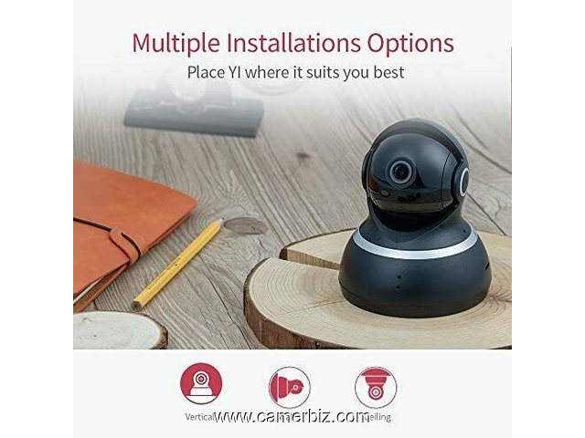 CAMERA IP SECURITE 1080p, Wi-Fi, CONTROLE A DISTANCE ET ENREGISTREMENT - 16544