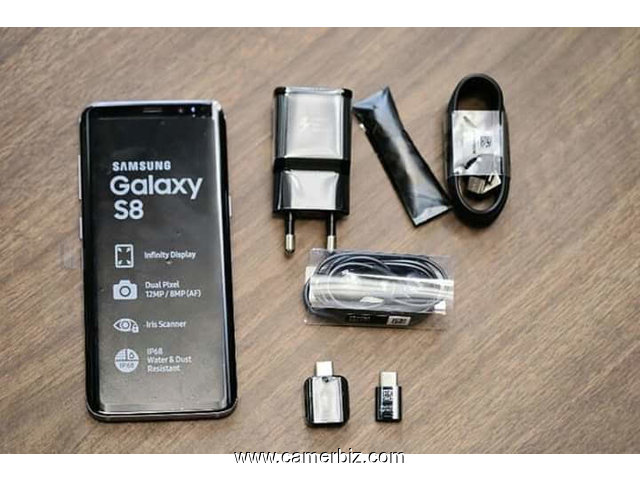 Samsung Galaxy S8 | 01 SIM 4G - 64Go 4Go RAM - 3000mAh -  Neuf Complet - 16639