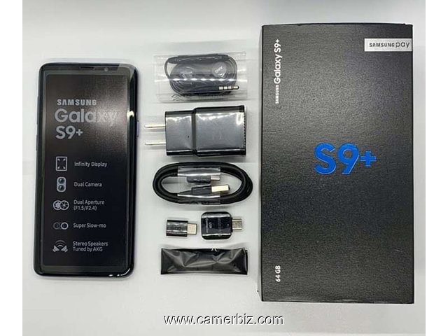 Samsung Galaxy S9+ | 01 SIM 4G - 64Go 6Go RAM - 3000mAh - Neuf Complet  - 16642