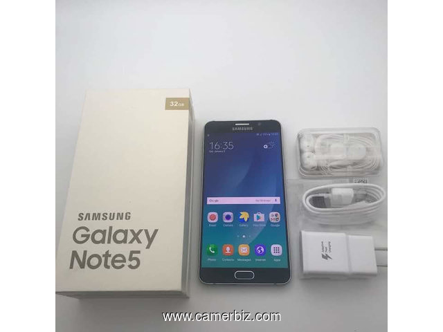 Samsung Galaxy Note 5 | 01 SIM 4G - 32Go 4Go RAM -3000mAh - Neuf Complet  - 16647