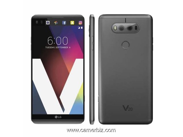 LG V20 | 01 SIM 4G - 64Go 4Go RAM - 32000mAh - Neuf Complet ✅ - 16678