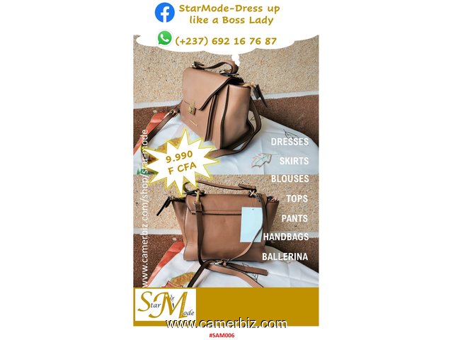 Sac marron élégant 9.990 F CFA (SAM006) - 16873